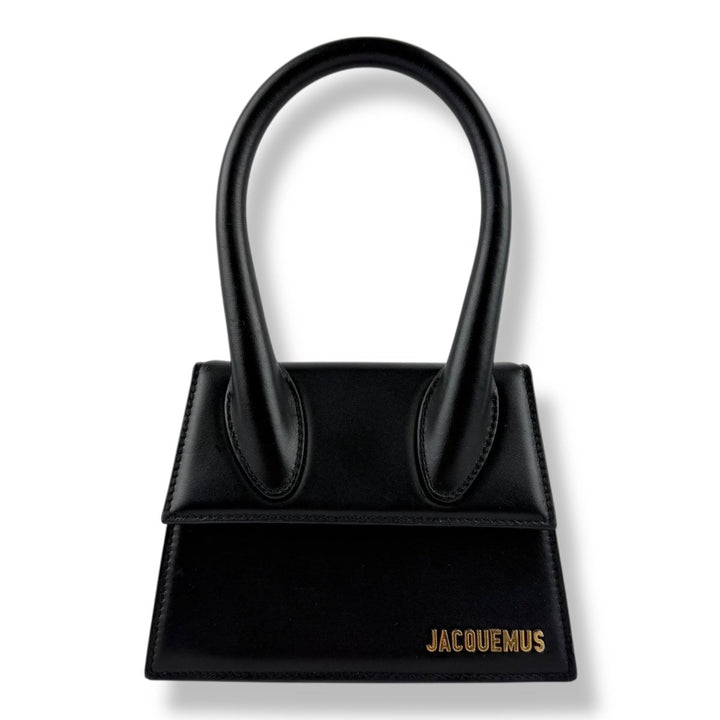 Jacquemus Le Chiquito Medium Black Moyen Crossbody Handbag - Lux Central