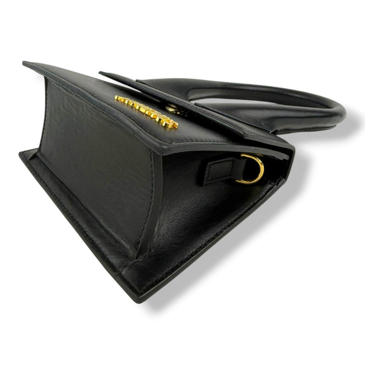 Jacquemus Le Chiquito Medium Black Moyen Crossbody Handbag - Lux Central