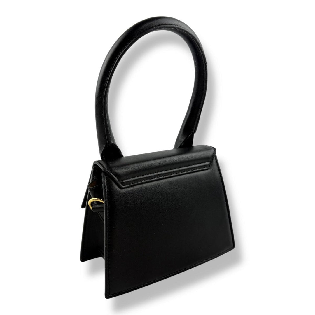 Jacquemus Le Chiquito Medium Black Moyen Crossbody Handbag - Lux Central