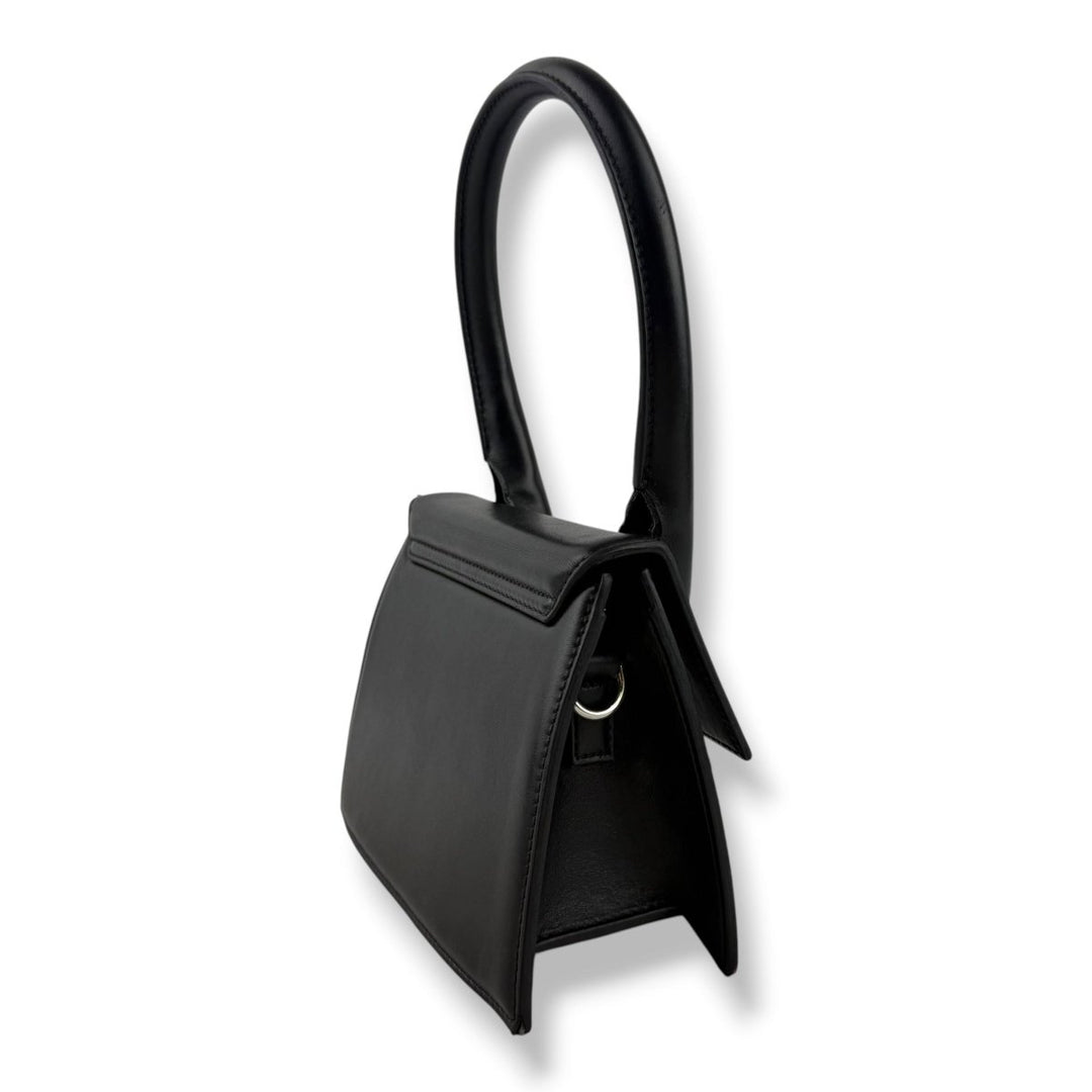 Jacquemus Le Chiquito Medium Black Moyen Crossbody Handbag - Lux Central