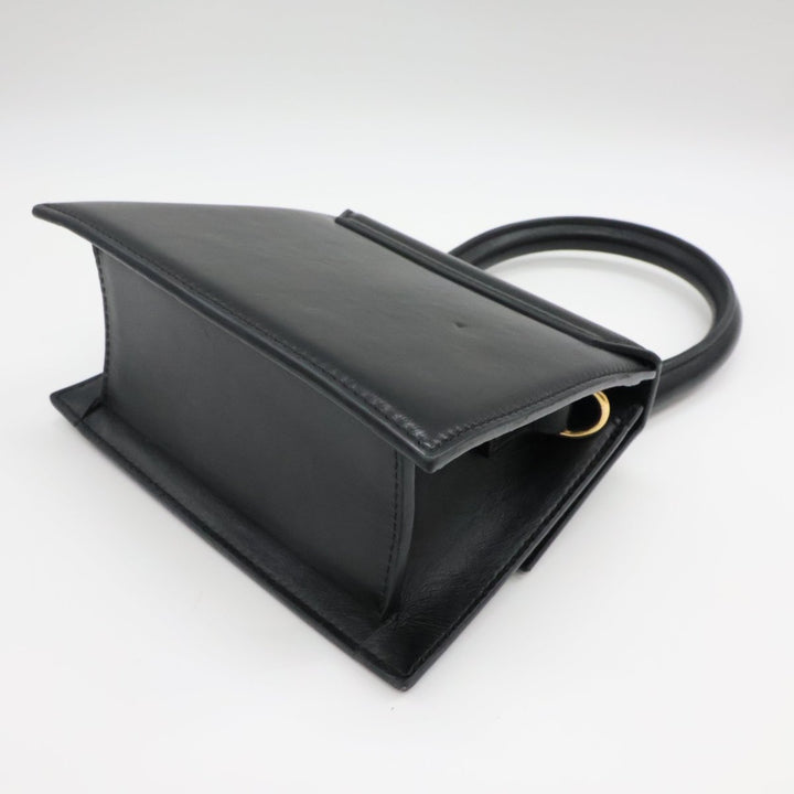 Jacquemus Le Chiquito Medium Black Moyen Crossbody Handbag - Lux Central
