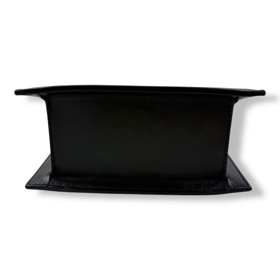 Jacquemus Le Chiquito Medium Black Moyen Crossbody Handbag - Lux Central