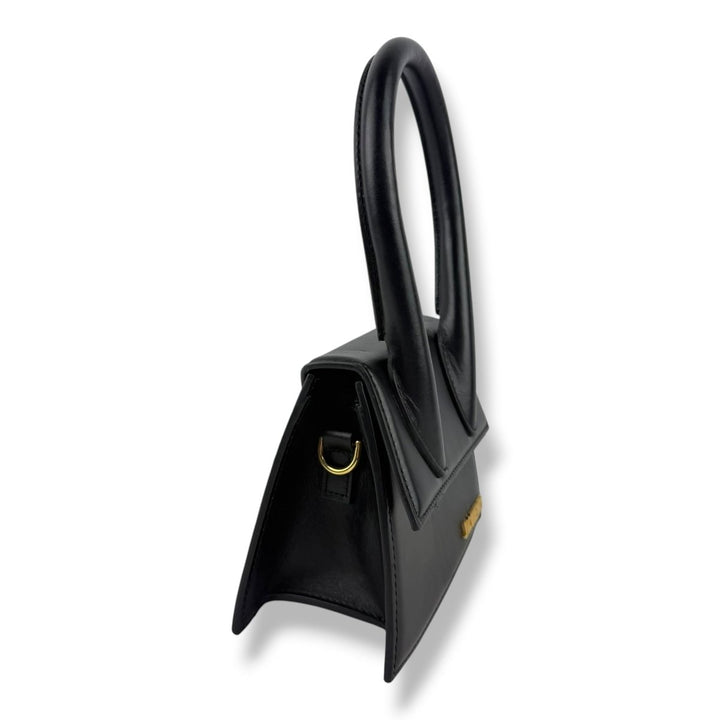 Jacquemus Le Chiquito Medium Black Moyen Crossbody Handbag - Lux Central