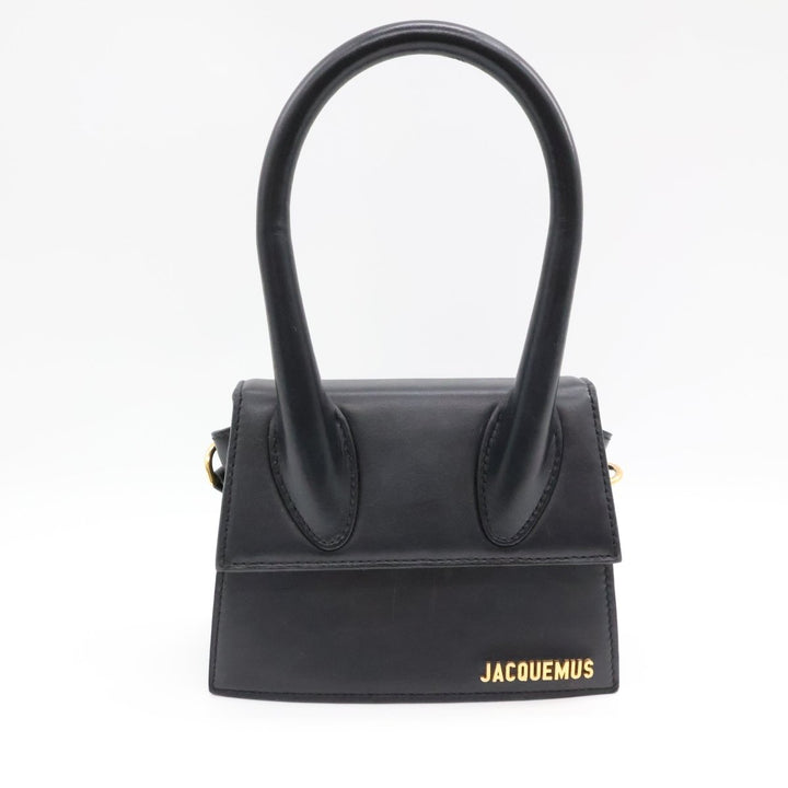 Jacquemus Le Chiquito Medium Black Moyen Crossbody Handbag - Lux Central