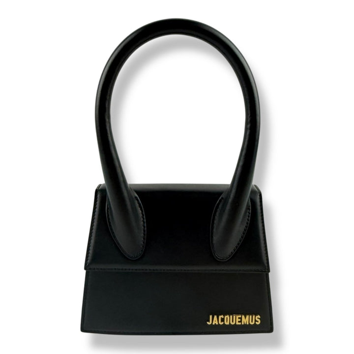 Jacquemus Le Chiquito Medium Black Moyen Crossbody Handbag - Lux Central