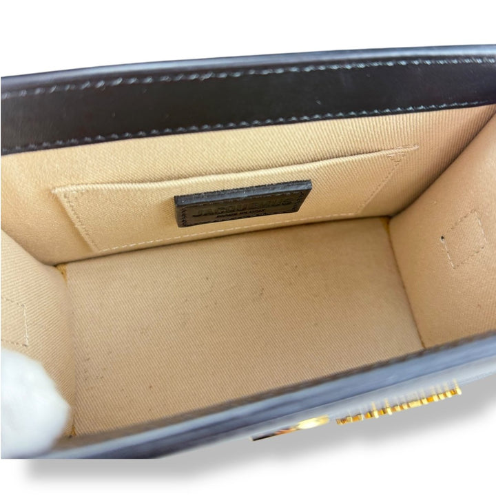 Jacquemus Le Chiquito Medium Black Moyen Crossbody Handbag - Lux Central