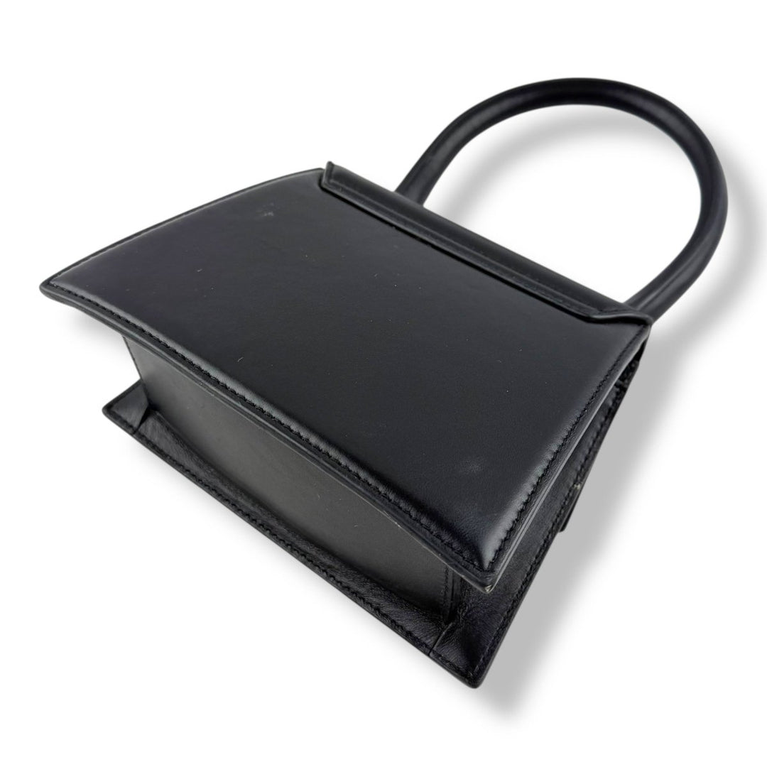 Jacquemus Le Chiquito Medium Black Moyen Crossbody Handbag - Lux Central