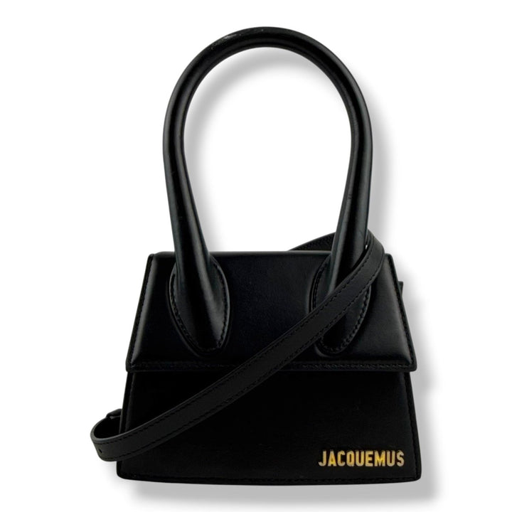 Jacquemus Le Chiquito Medium Black Moyen Crossbody Handbag - Lux Central