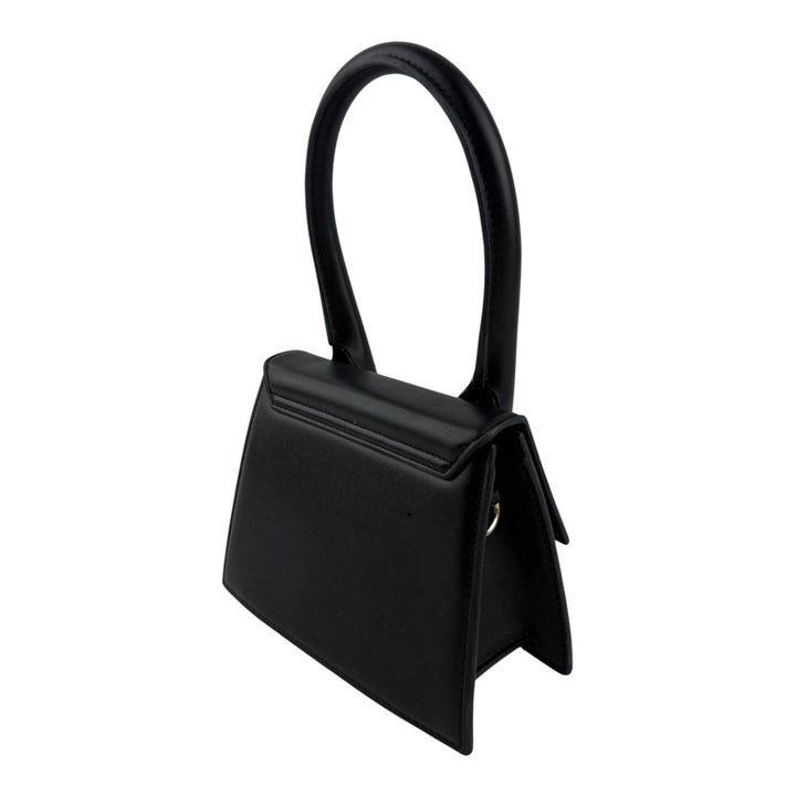 Jacquemus Le Chiquito Medium Black Moyen Crossbody Handbag - Lux Central