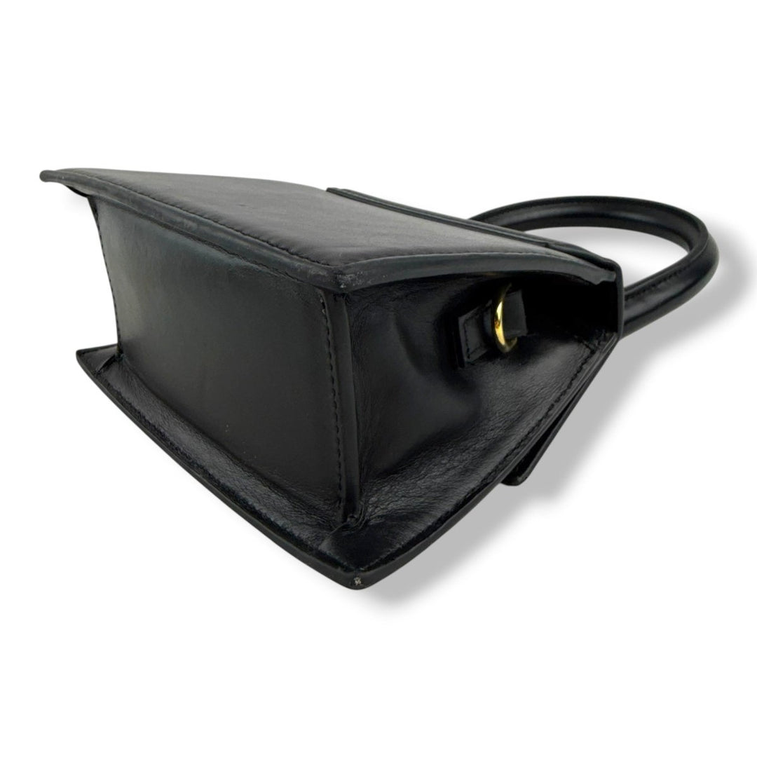 Jacquemus Le Chiquito Medium Black Moyen Crossbody Handbag - Lux Central