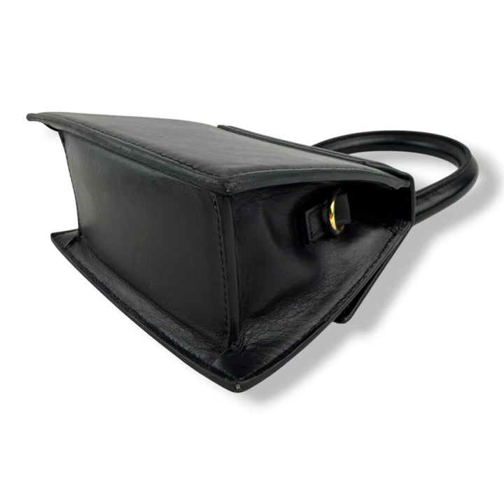 Jacquemus Le Chiquito Medium Black Moyen Crossbody Handbag - Lux Central
