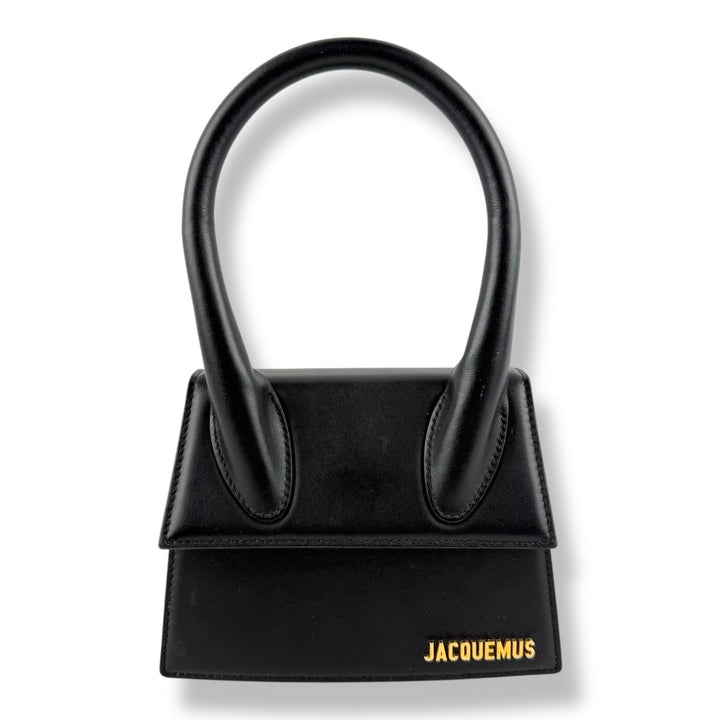 Jacquemus Le Chiquito Medium Black Moyen Crossbody Handbag - Lux Central