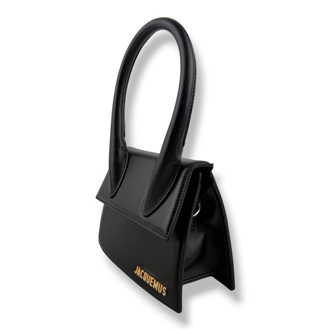 Jacquemus Le Chiquito Medium Black Moyen Crossbody Handbag - Lux Central