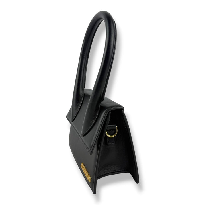Jacquemus Le Chiquito Medium Black Moyen Crossbody Handbag - Lux Central