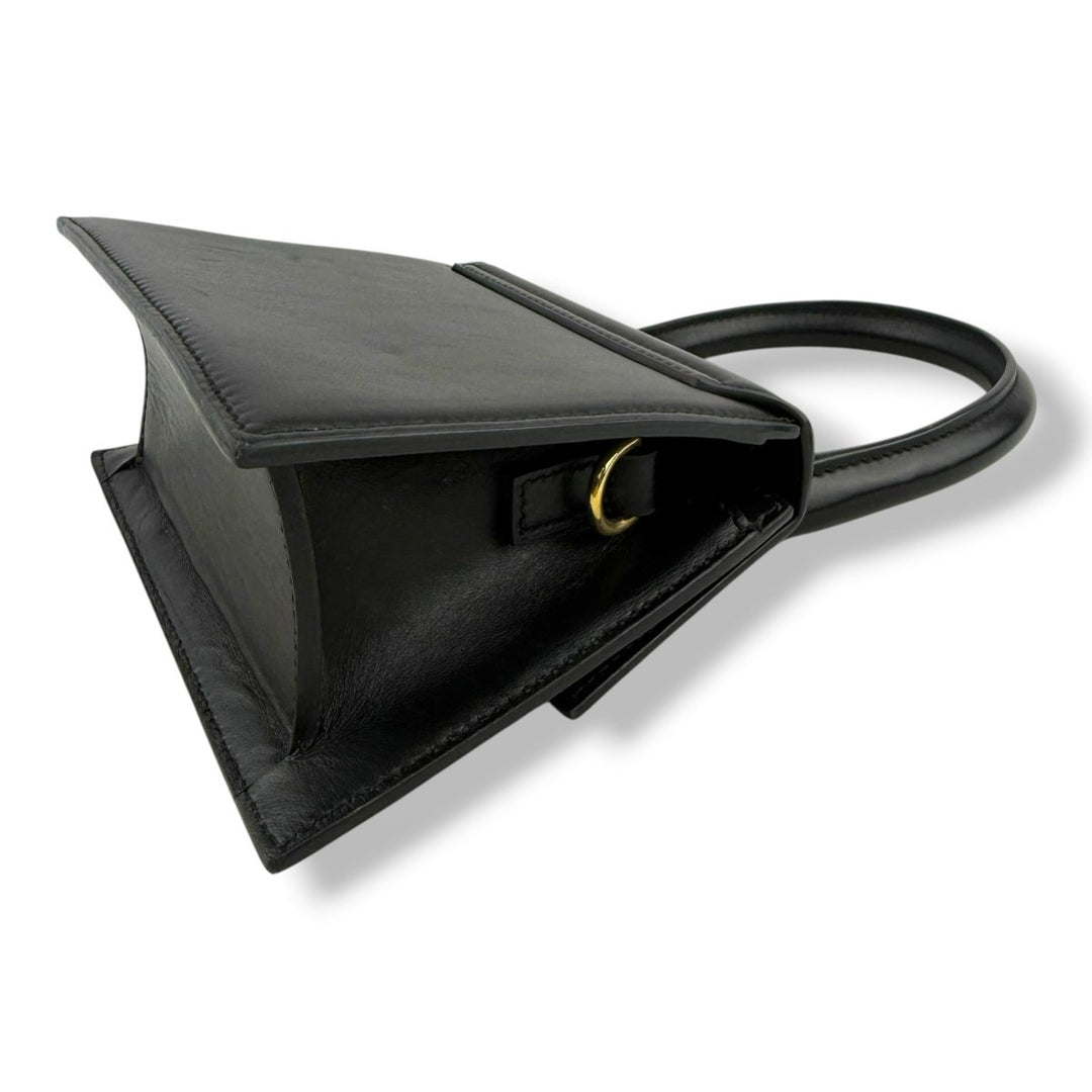 Jacquemus Le Chiquito Medium Black Moyen Crossbody Handbag - Lux Central