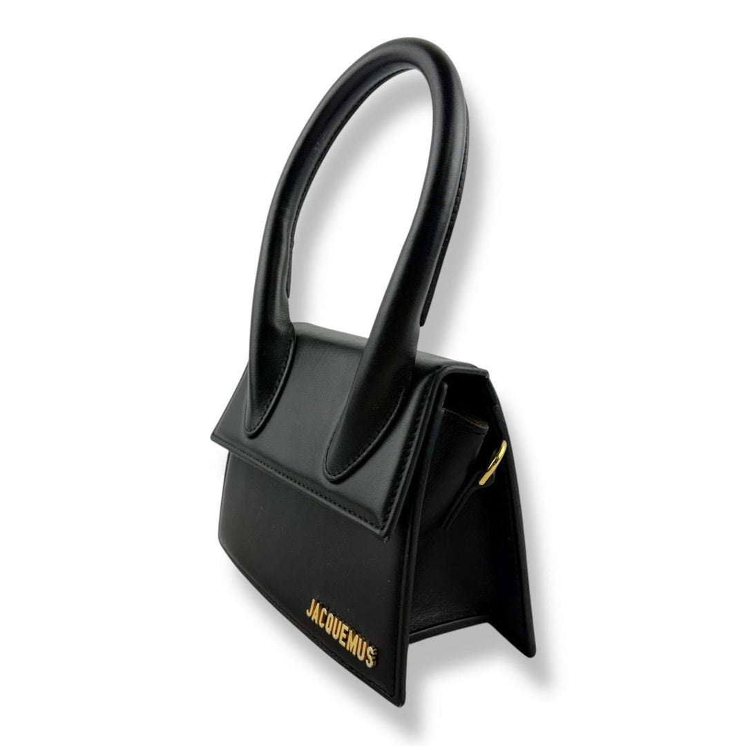 Jacquemus Le Chiquito Medium Black Moyen Crossbody Handbag - Lux Central