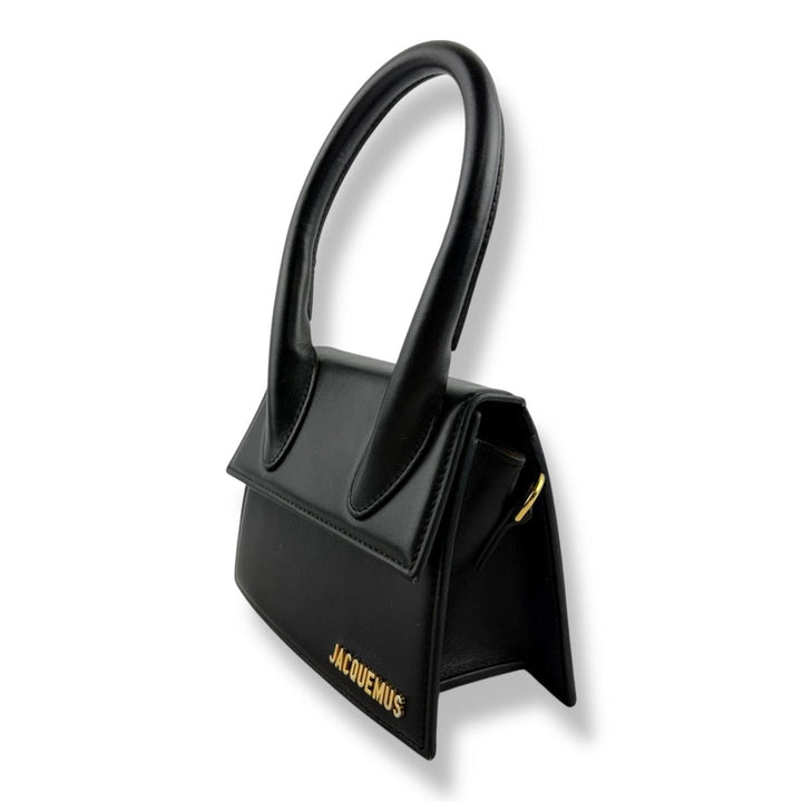 Jacquemus Le Chiquito Medium Black Moyen Crossbody Handbag - Lux Central