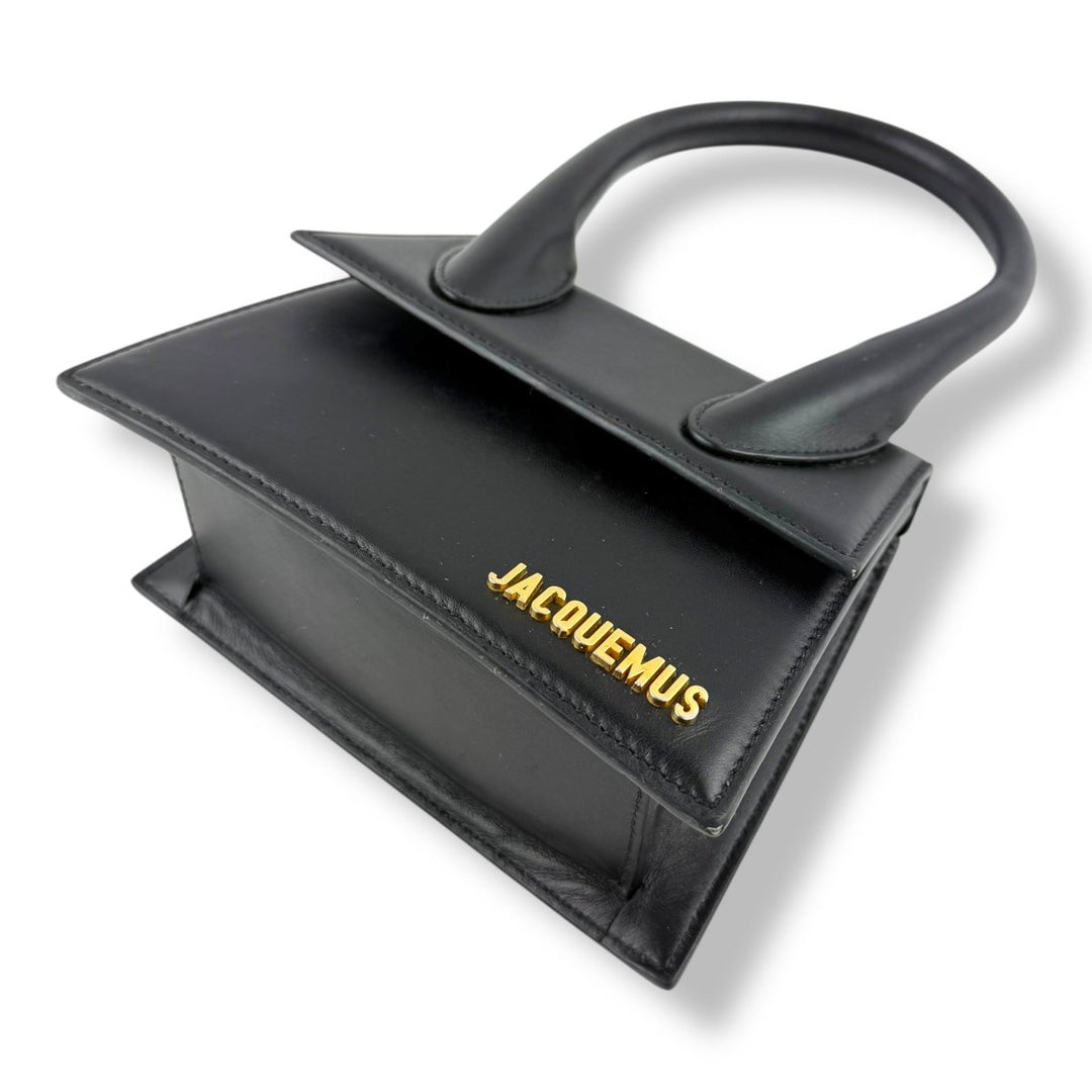 Jacquemus Le Chiquito Medium Black Moyen Crossbody Handbag - Lux Central