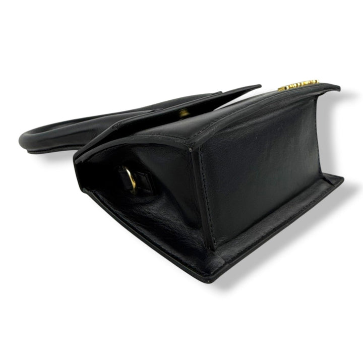Jacquemus Le Chiquito Medium Black Moyen Crossbody Handbag - Lux Central