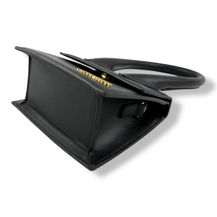 Jacquemus Le Chiquito Medium Black Moyen Crossbody Handbag - Lux Central