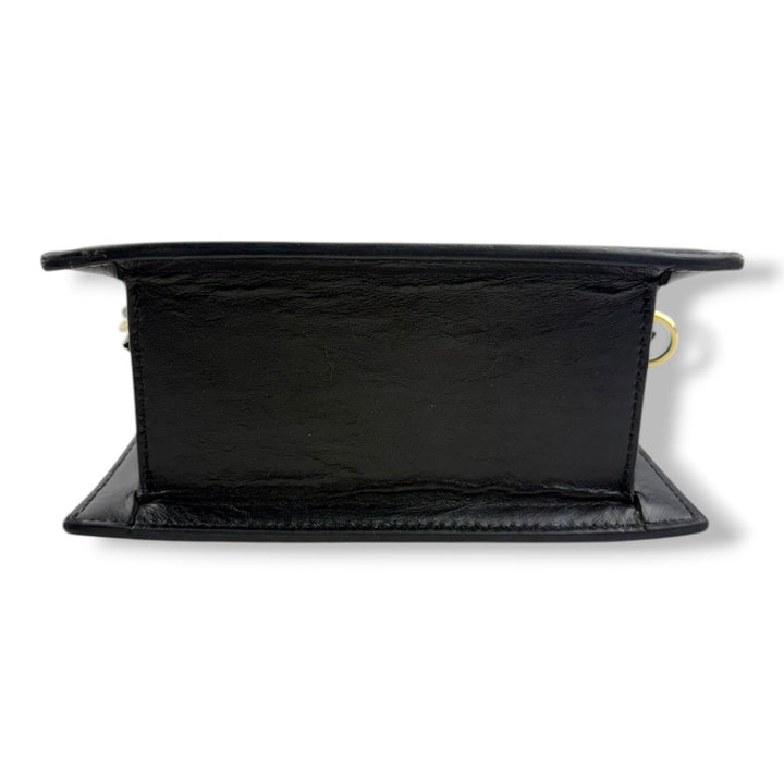 Jacquemus Le Chiquito Medium Black Moyen Crossbody Handbag - Lux Central