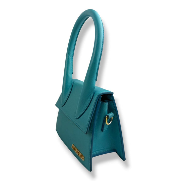 Jacquemus Le Chiquito Medium Blue Moyen Crossbody Handbag - Lux Central