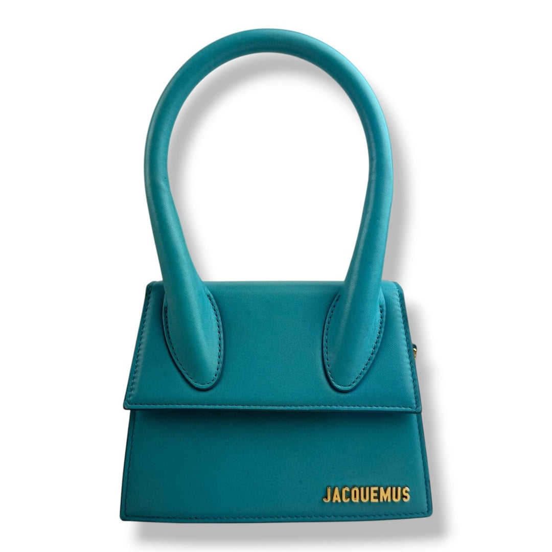Jacquemus Le Chiquito Medium Blue Moyen Crossbody Handbag - Lux Central