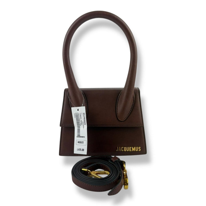 Jacquemus Le Chiquito Medium Brown Moyen Crossbody Handbag - Lux Central