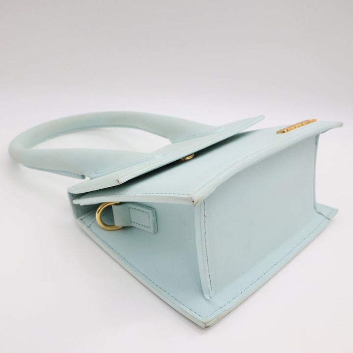 Jacquemus Le Chiquito Medium Light Blue Moyen Crossbody Handbag - Lux Central