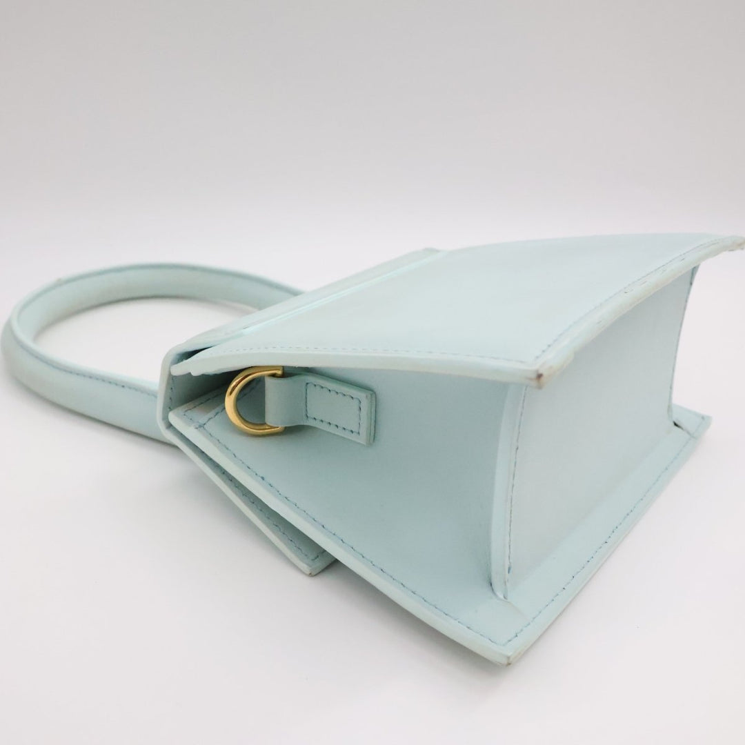 Jacquemus Le Chiquito Medium Light Blue Moyen Crossbody Handbag - Lux Central