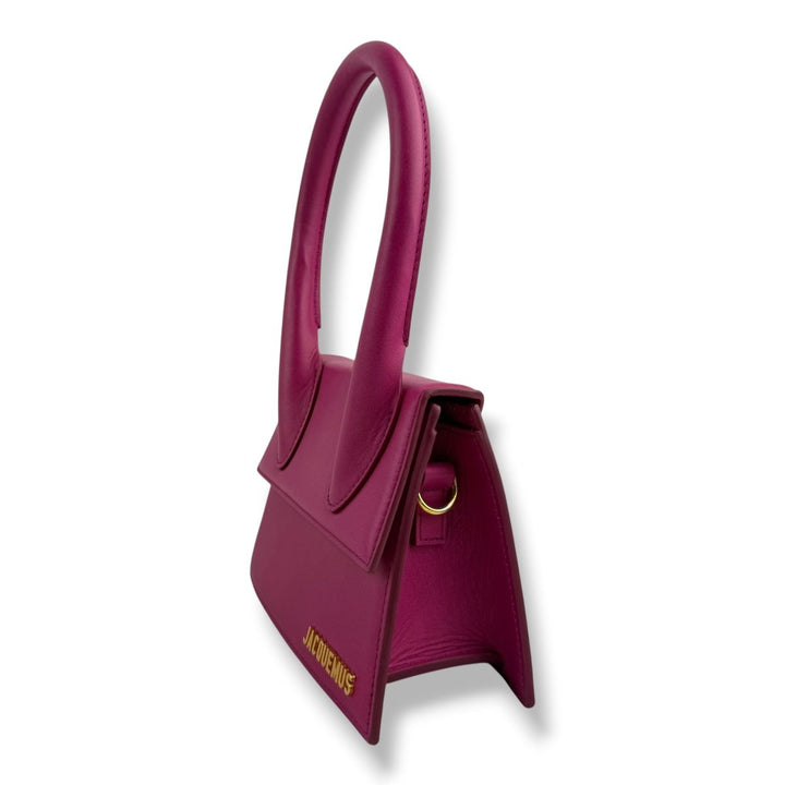 Jacquemus Le Chiquito Medium Pink Moyen Crossbody Handbag - Lux Central