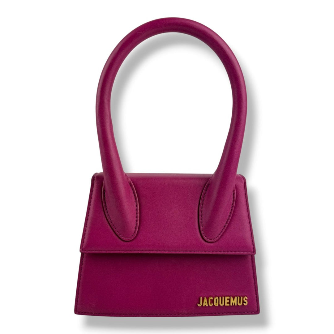 Jacquemus Le Chiquito Medium Pink Moyen Crossbody Handbag - Lux Central