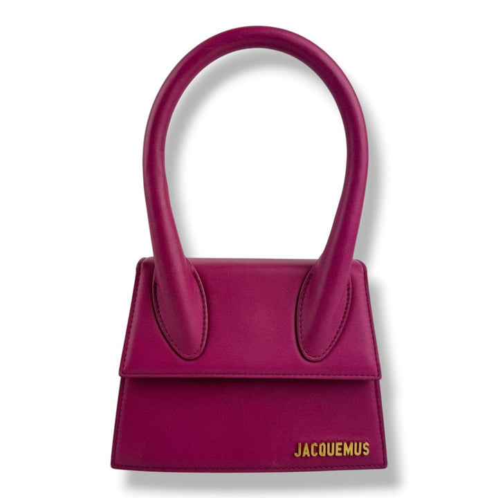 Jacquemus Le Chiquito Medium Pink Moyen Crossbody Handbag - Lux Central