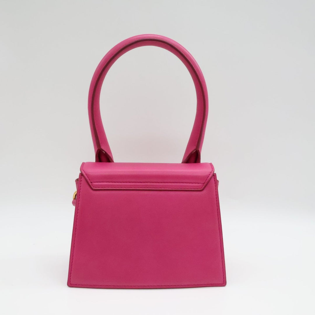 Jacquemus Le Chiquito Medium Pink Moyen Crossbody Handbag - Lux Central