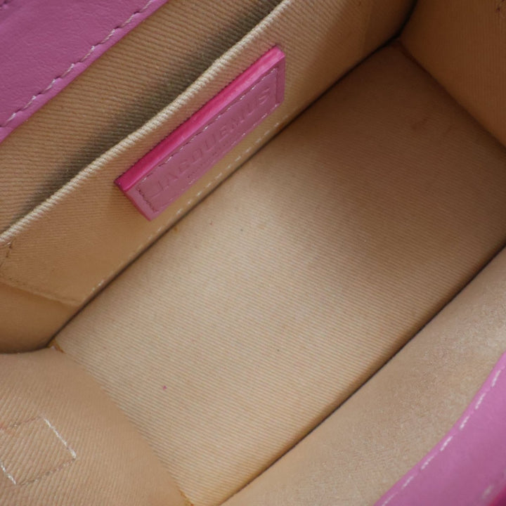 Jacquemus Le Chiquito Medium Pink Moyen Crossbody Handbag - Lux Central