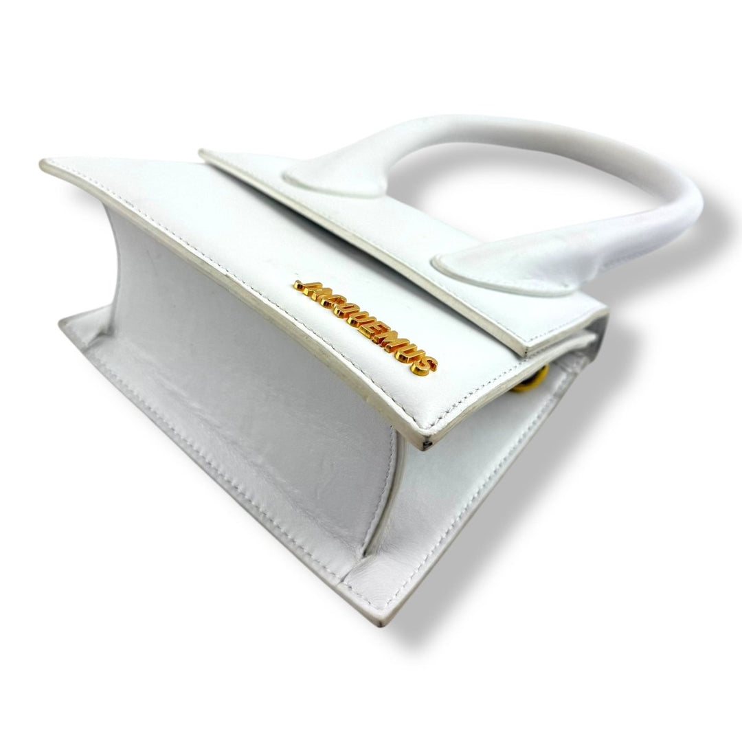 Jacquemus Le Chiquito Medium White Moyen Crossbody Handbag - Lux Central