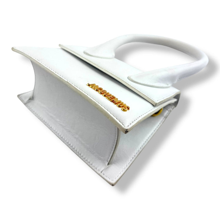 Jacquemus Le Chiquito Medium White Moyen Crossbody Handbag - Lux Central