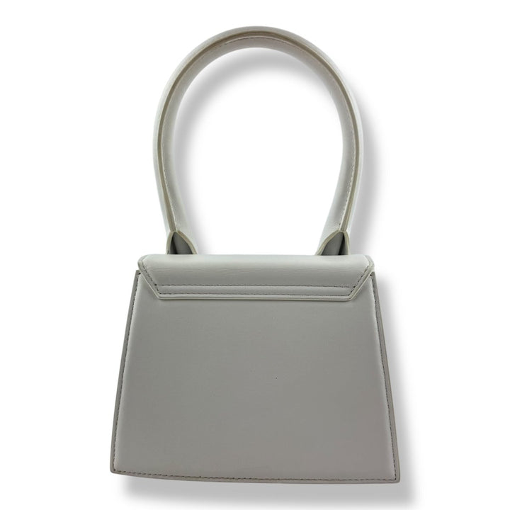 Jacquemus Le Chiquito Medium White Moyen Crossbody Handbag - Lux Central