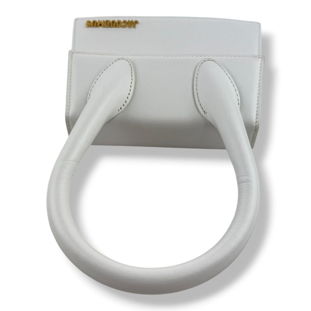 Jacquemus Le Chiquito Medium White Moyen Crossbody Handbag - Lux Central