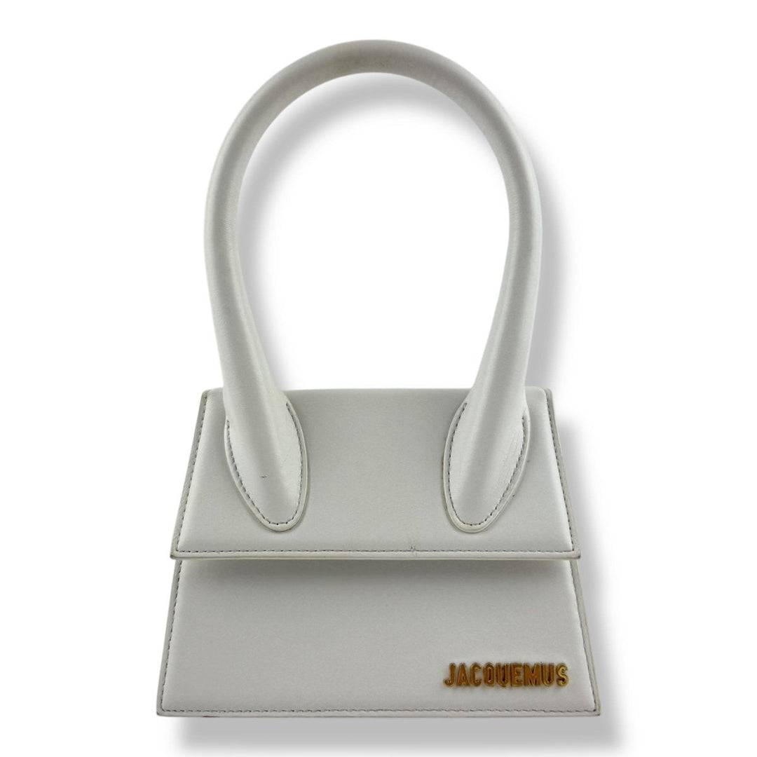 Jacquemus Le Chiquito Medium White Moyen Crossbody Handbag - Lux Central