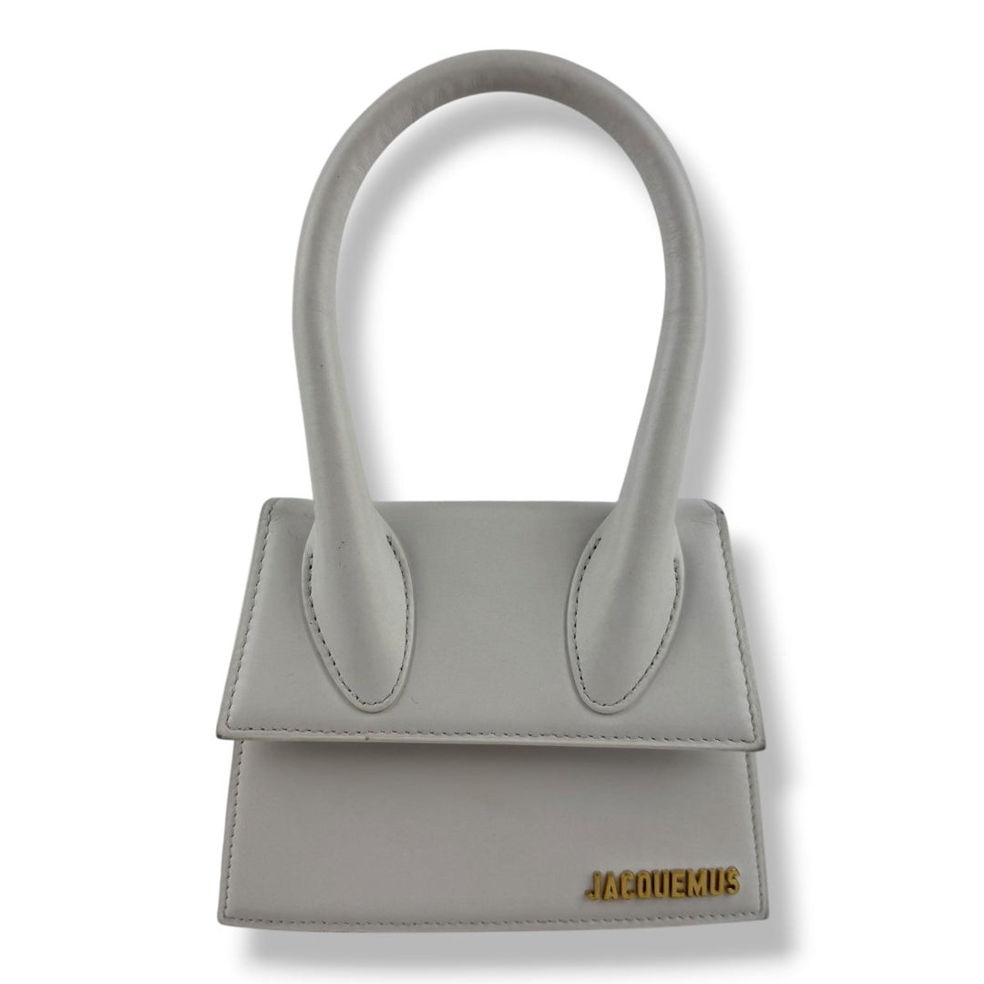 Jacquemus Le Chiquito Medium White Moyen Crossbody Handbag - Lux Central