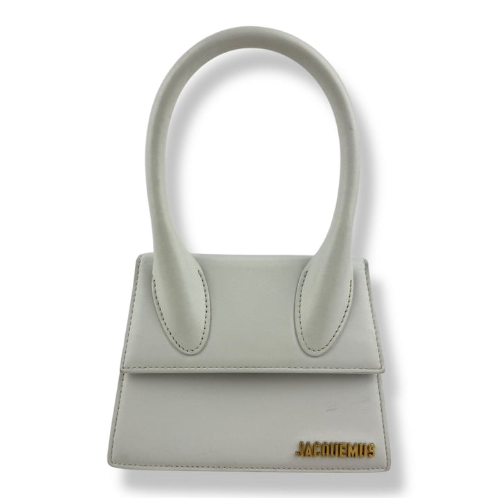 Jacquemus Le Chiquito Medium White Moyen Crossbody Handbag - Lux Central