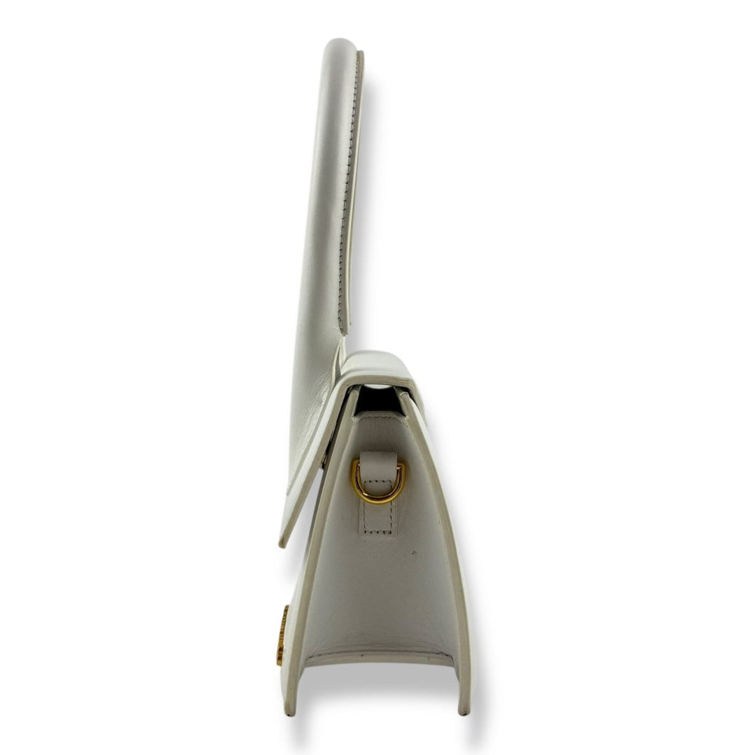 Jacquemus Le Chiquito Medium White Moyen Crossbody Handbag - Lux Central
