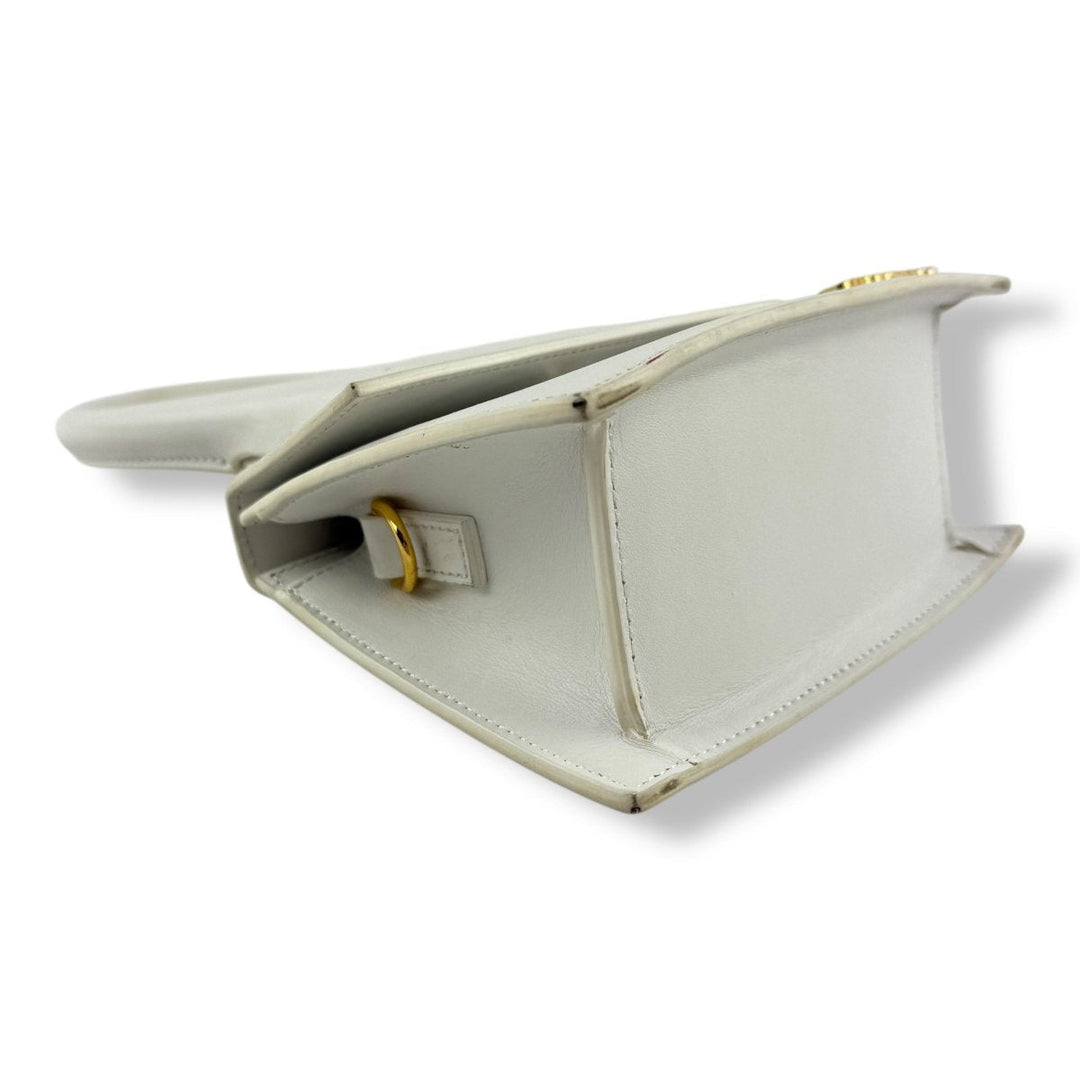 Jacquemus Le Chiquito Medium White Moyen Crossbody Handbag - Lux Central