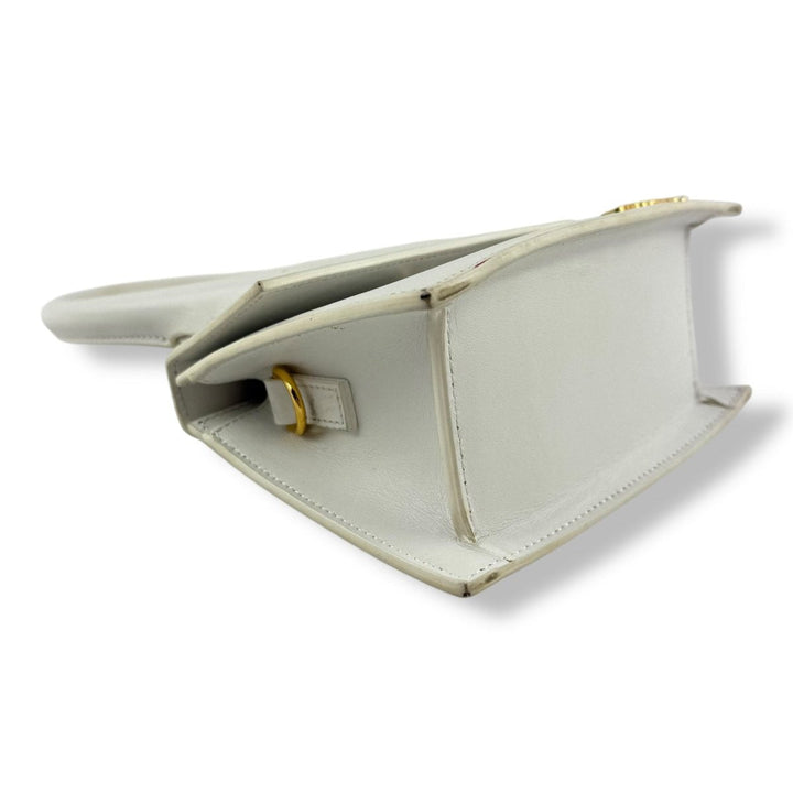 Jacquemus Le Chiquito Medium White Moyen Crossbody Handbag - Lux Central
