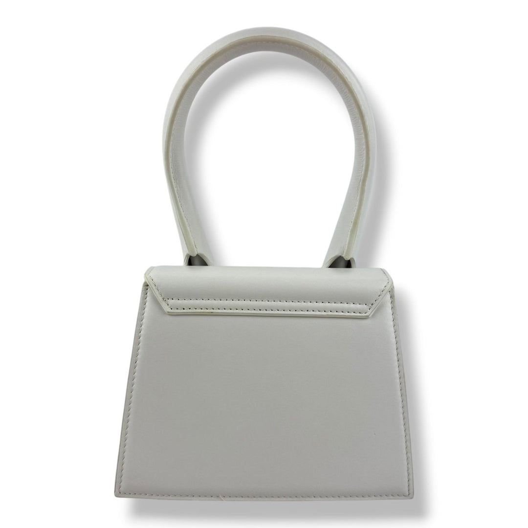 Jacquemus Le Chiquito Medium White Moyen Crossbody Handbag - Lux Central