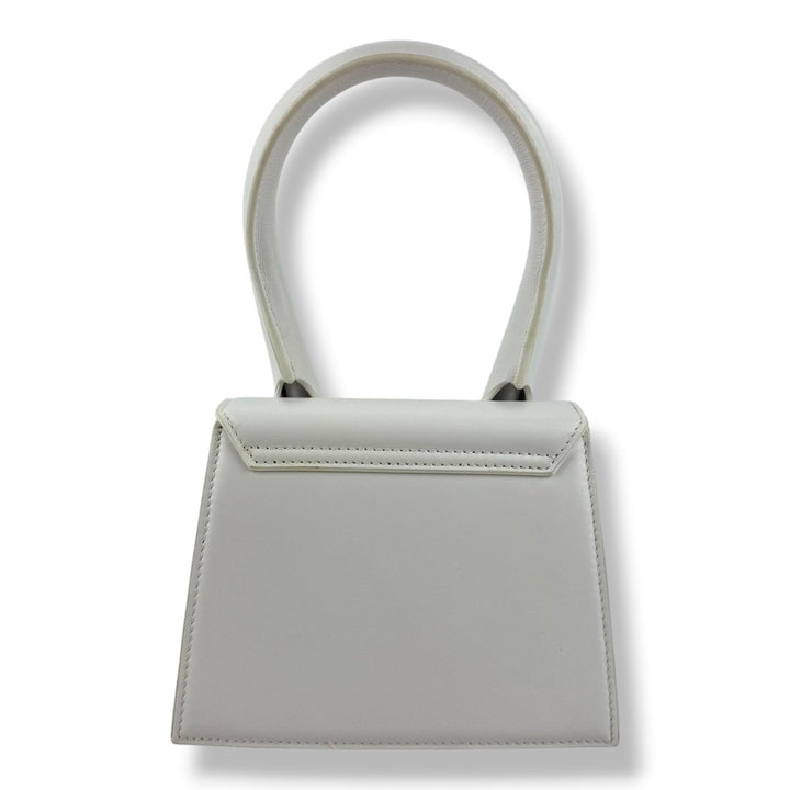 Jacquemus Le Chiquito Medium White Moyen Crossbody Handbag - Lux Central