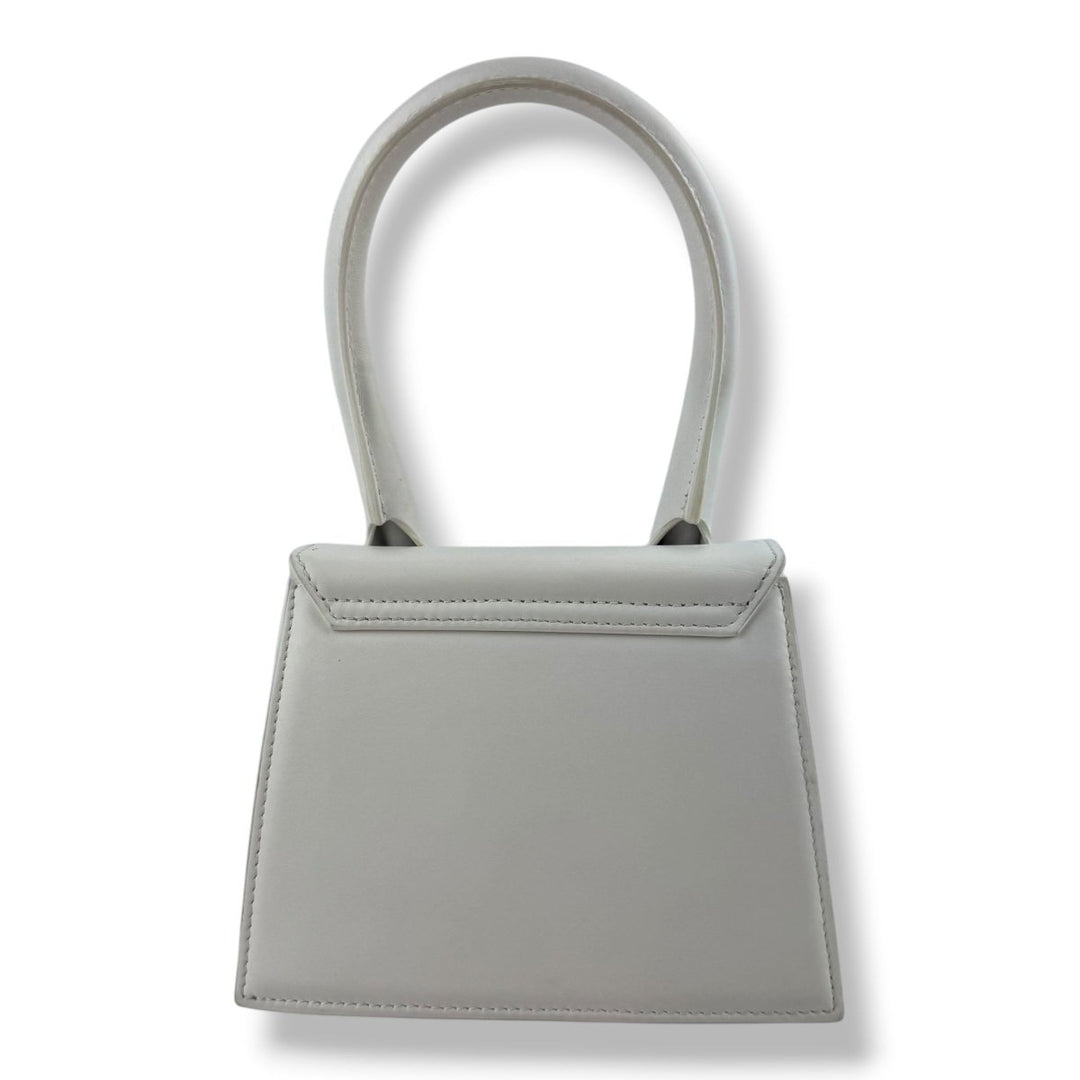 Jacquemus Le Chiquito Medium White Moyen Crossbody Handbag - Lux Central