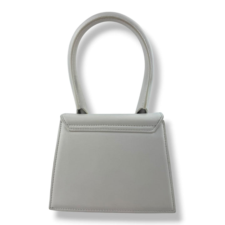 Jacquemus Le Chiquito Medium White Moyen Crossbody Handbag - Lux Central