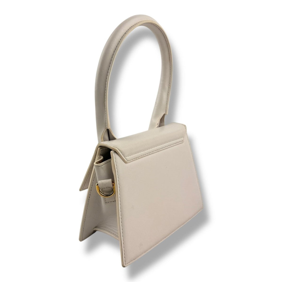 Jacquemus Le Chiquito Medium White Moyen Crossbody Handbag - Lux Central